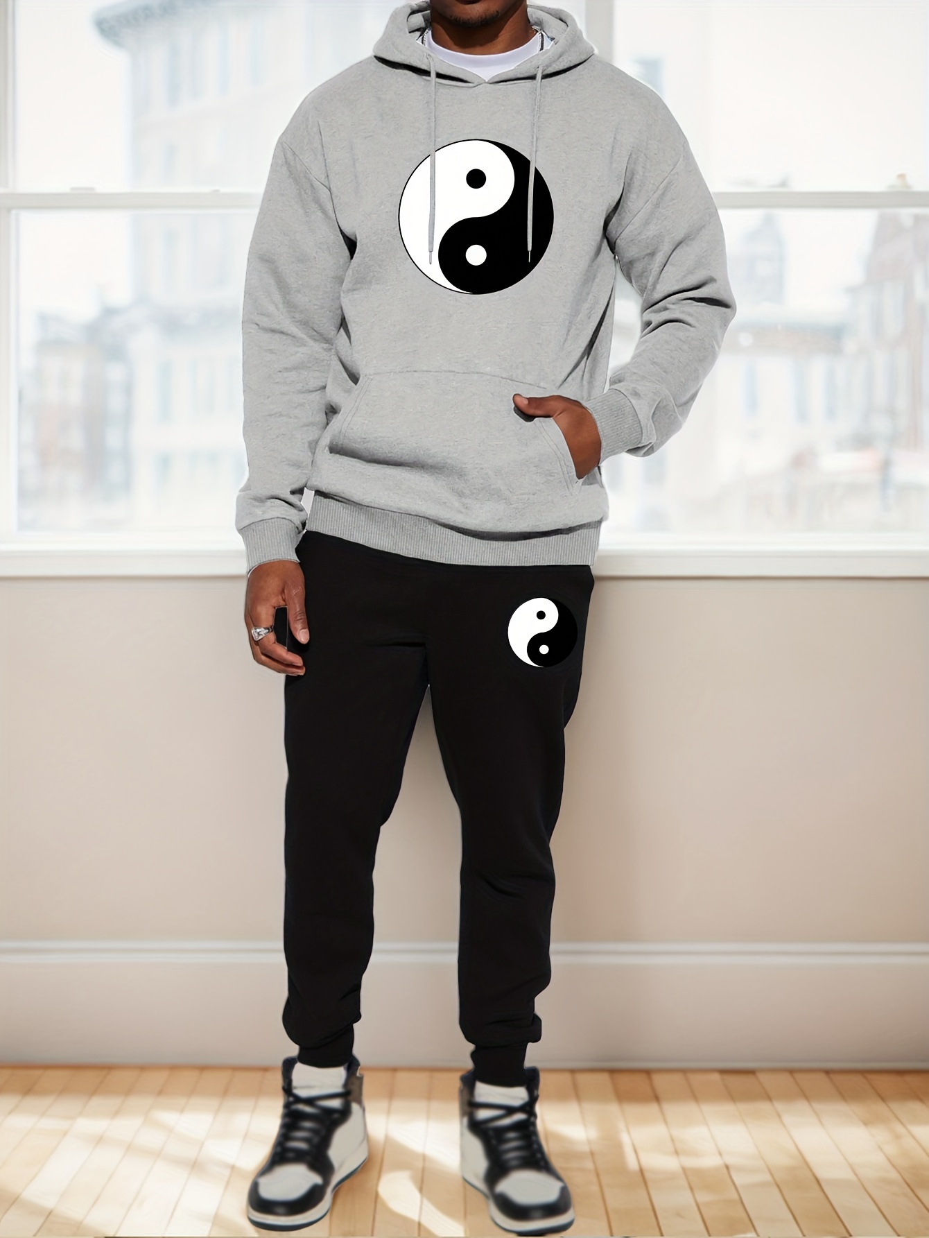 Joggers Pants - 2026 Męski zestaw dresowy z graficznym