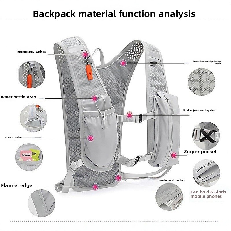 Hydration Vest - Torba na telefon do biegania, kamizelka