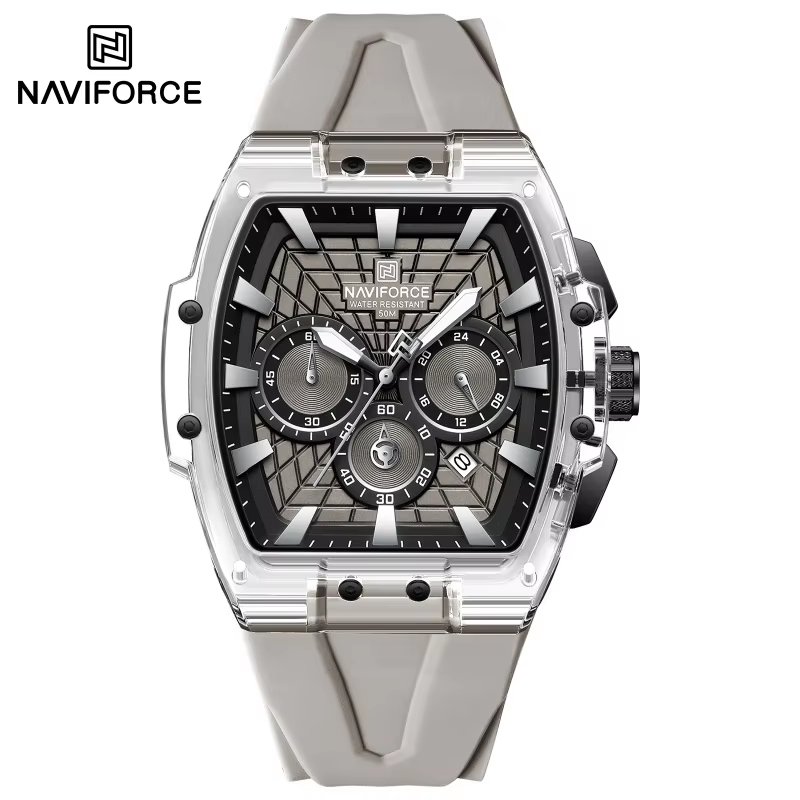 Running Watch - NF6113 NAVIFORCE Męski Wielofunkcyjny Zegarek Chronograf
