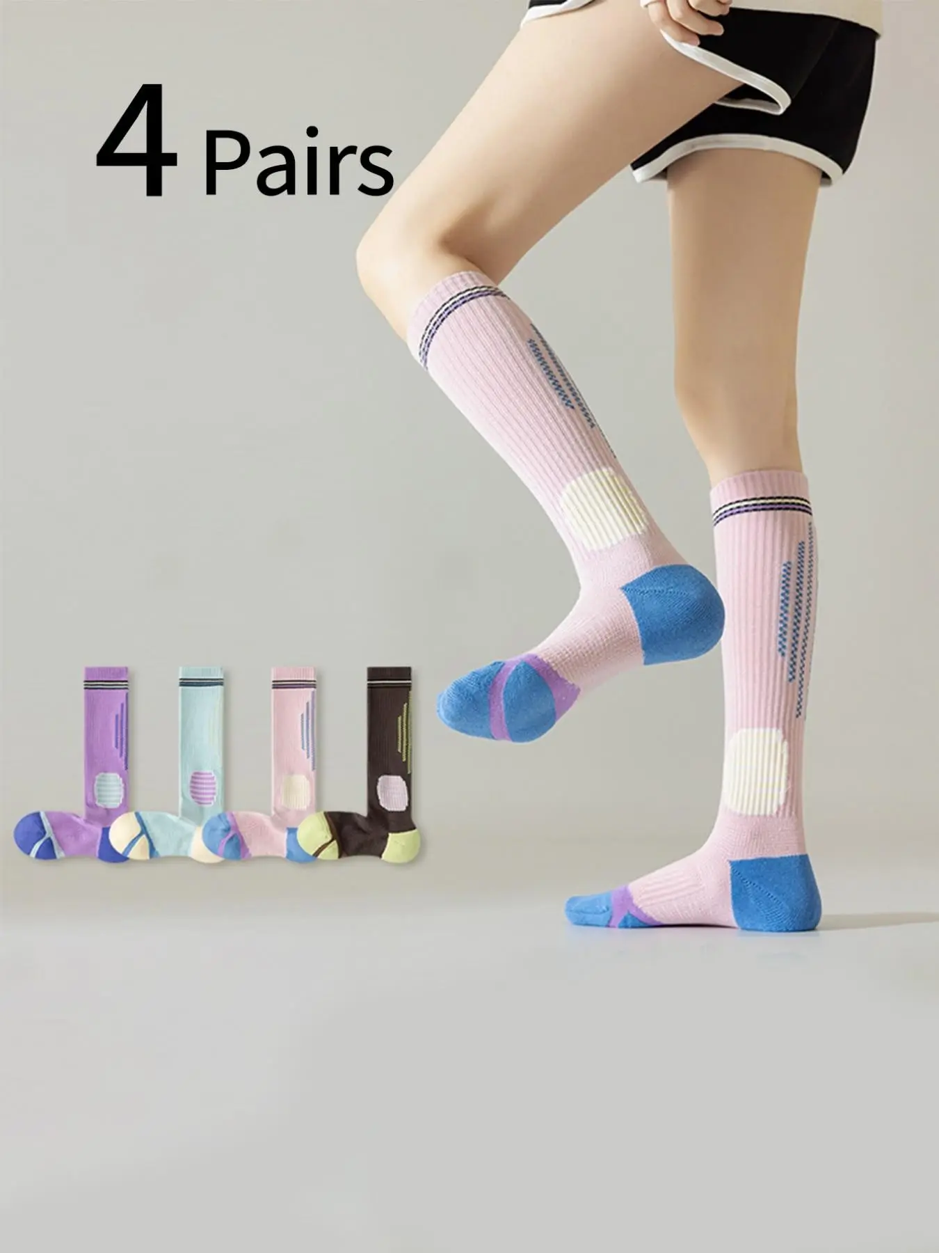 4 pary damskich sportowych ska – Sports Socks recenzja i cena