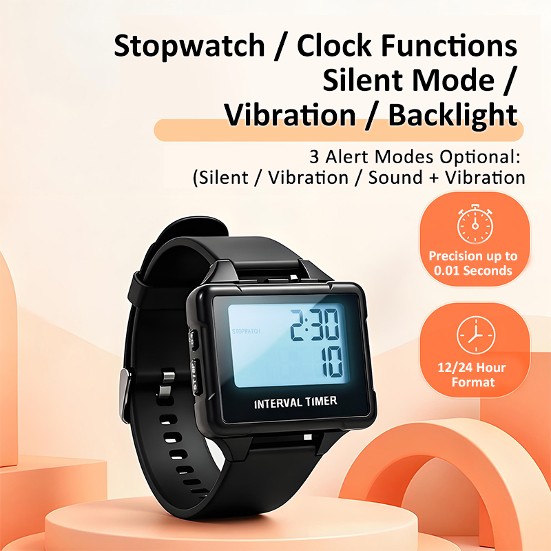 Cyfrowy zegar interwałowy, sto – Running Watch recenzja i cena